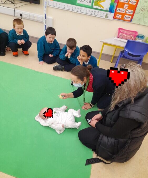 2nd Class have been taking part in Roots of Empathy.