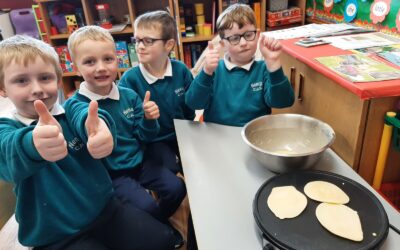 Pancake Tuesday in Chatty Kids Class