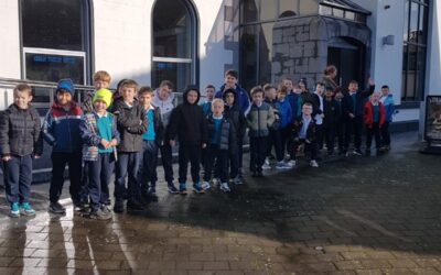 Second class visit to Art centre for Science week