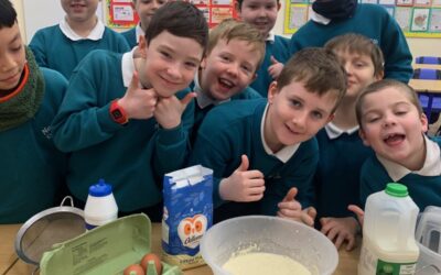 Pancake Tuesday in Third class