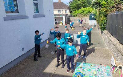 Sports Day in Nenagh CNS- Bubbles & cars