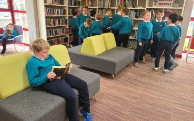 2nd and 3rd class visit to the Library