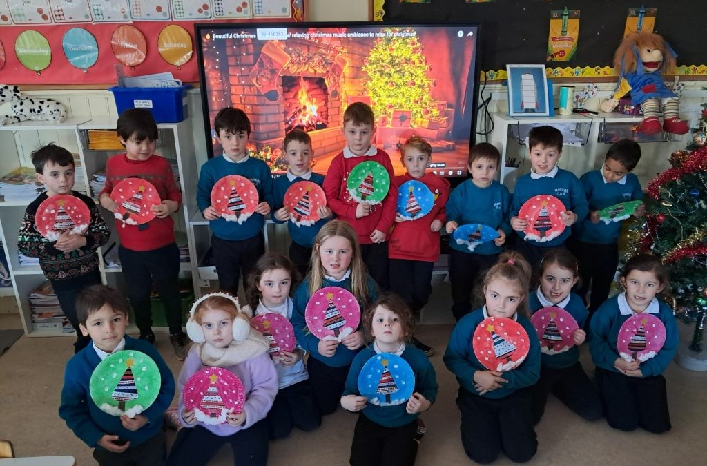 Senior infants Christmas Trees