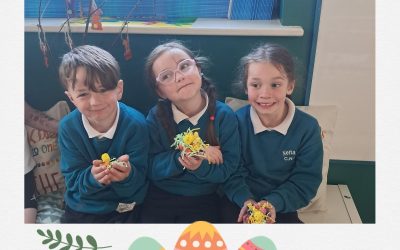 Easter Baskets in Senior infants