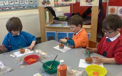 Art in Chatty Kids class