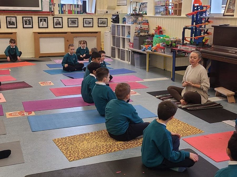 Yoga in 2nd class