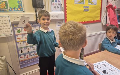 Number Bingo in 1st class